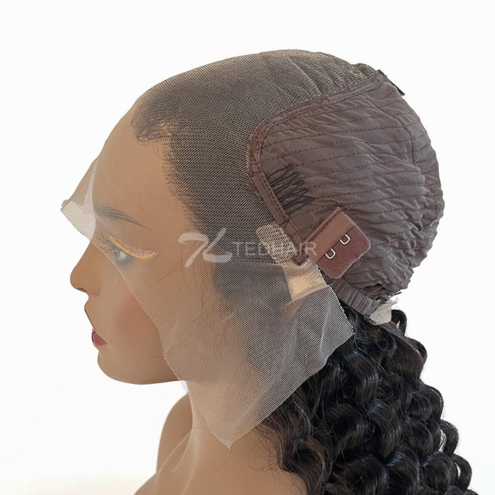 TedHair 180% Density HD 13x6 Lace Frontal Wig Deep Curly - Image 4